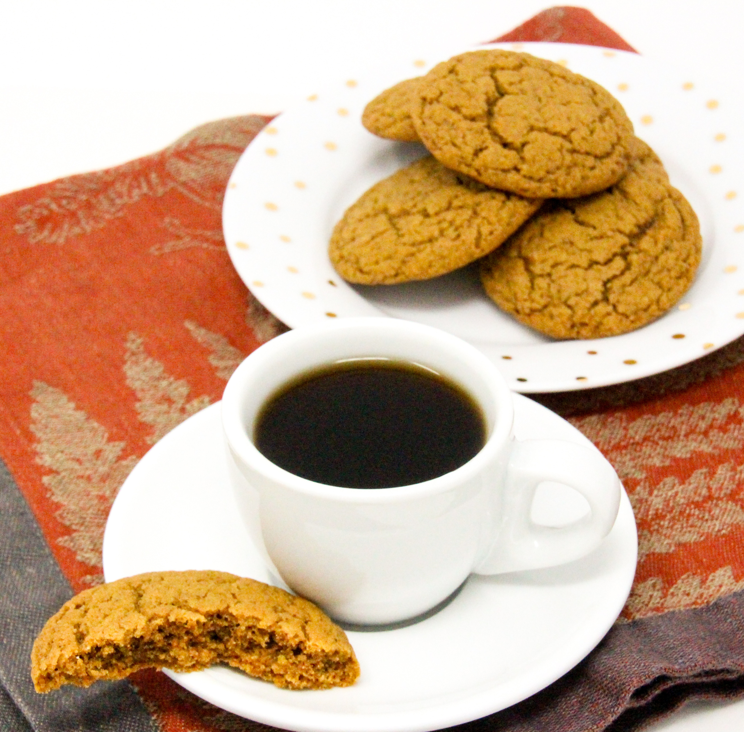 Coffee Crunch Cookies are a bit chewy on the inside and crunchy on the outside. The bitter, nutty taste of coffee is tempered by the caramel sweetness of brown sugar and a hint of cinnamon to round out the flavor. Recipe shared with permission granted by Daryl Wood Gerber, author of POACHING IS PUZZLING. 