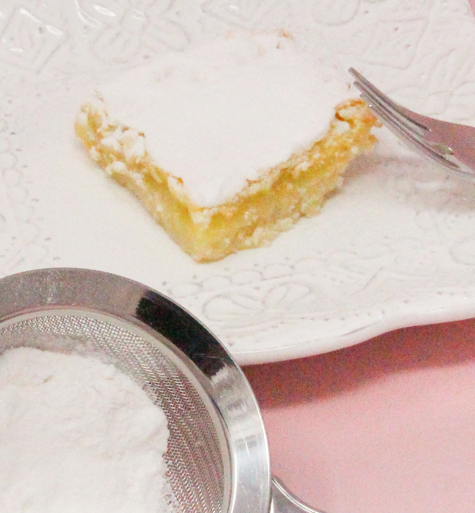 These lemon squares uses a combination of both lemon and limes, which gives it a tempered flavor punch than straight lemon. The shortbread-style crust is easy to mix up as is the filling. Recipe shared with permission granted by Vicki Delany, author of STEEPED IN MALICE. 