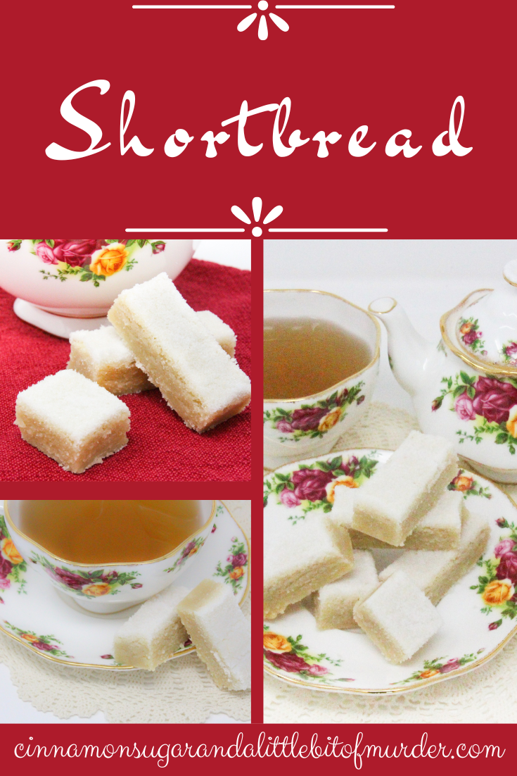 This shortbread recipe provides a buttery, flaky cookie that's made even more special by the sprinkling of sugar over the top! Recipe shared with permission granted by Paige Shelton, author of FATEFUL WORDS. 