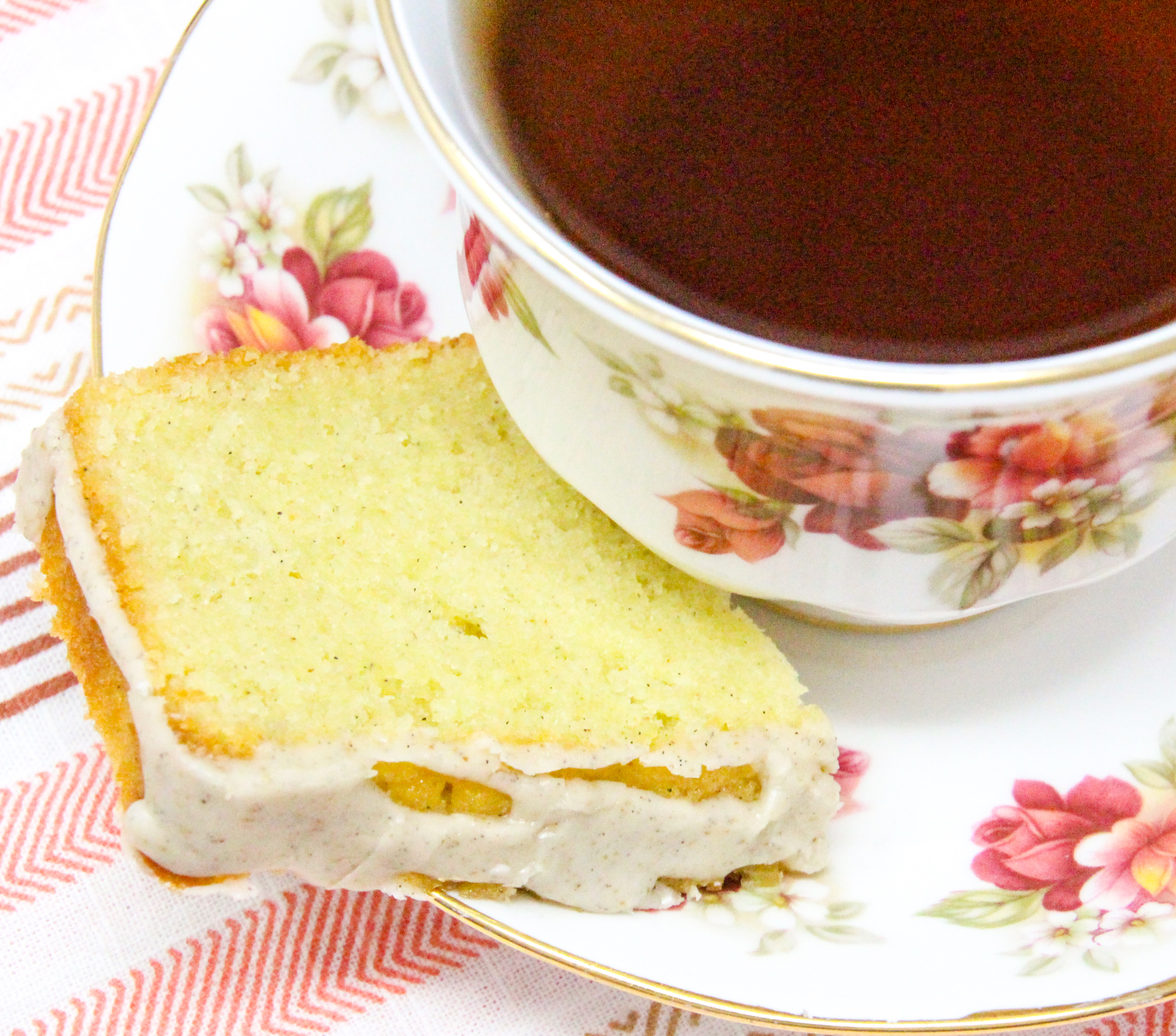 Maple Cardamom Breakfast Cake is a tender crumb loaf cake flavored with cardamom, an often overlooked spice. An extra layer of sweetness and flavor is provided with the maple cardamom glaze. Recipe shared with permission granted by Libby Klein, author of MISCHIEF NIGHTS ARE MURDER.