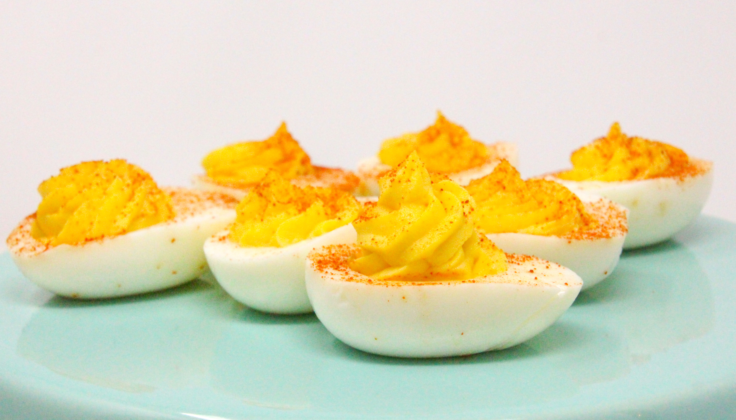This recipe makes it easy to perfectly cook and season deviled eggs without any guessing. Everyone will love these rich and creamy appetizers! Recipe shared with permission granted by Krista Davis, author of THE DOG ACROSS THE LAKE. 