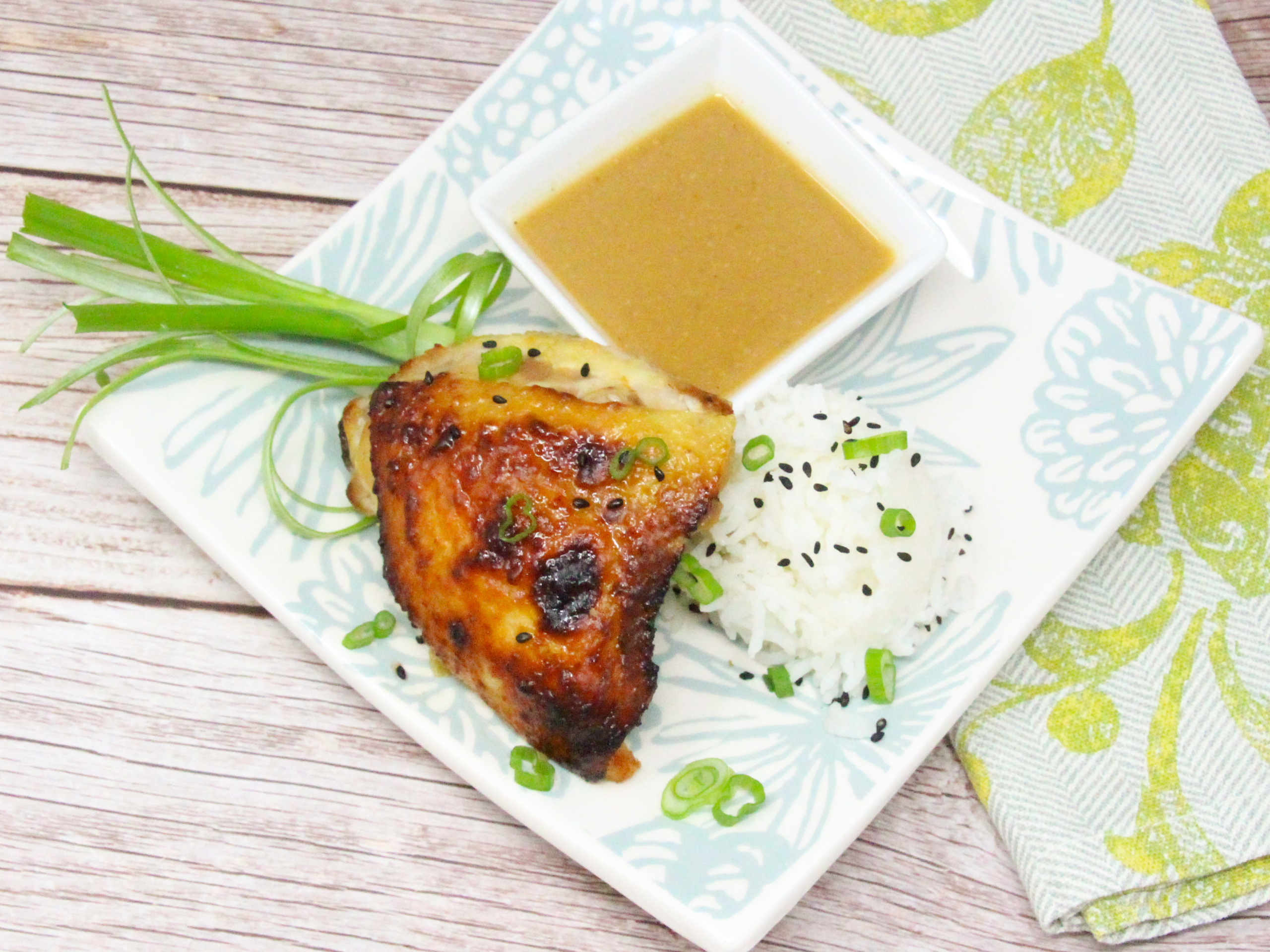 Miso-Sesame Chicken is delicious and flavorful with it's combination of ginger and miso, and a hint of sweetness. Baked or grilled, this is sure to become a staple in your dinner rotation. Recipe shared with permission granted by Leslie Karst, author of Molten Death. 