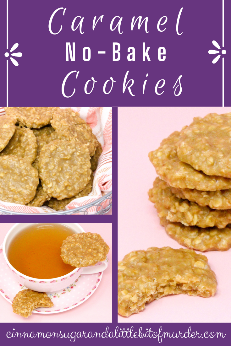 Caramel No-Bake Cookies are a cross between cookies and candy. These are sweet, so a little goes a long way, but the undertone of the peanut butter pairs well with the caramel taste thanks to the very generous amount of brown sugar used. Recipe shared with permission granted by Nancy Coco, author of FUDGE AND MARRIAGE.