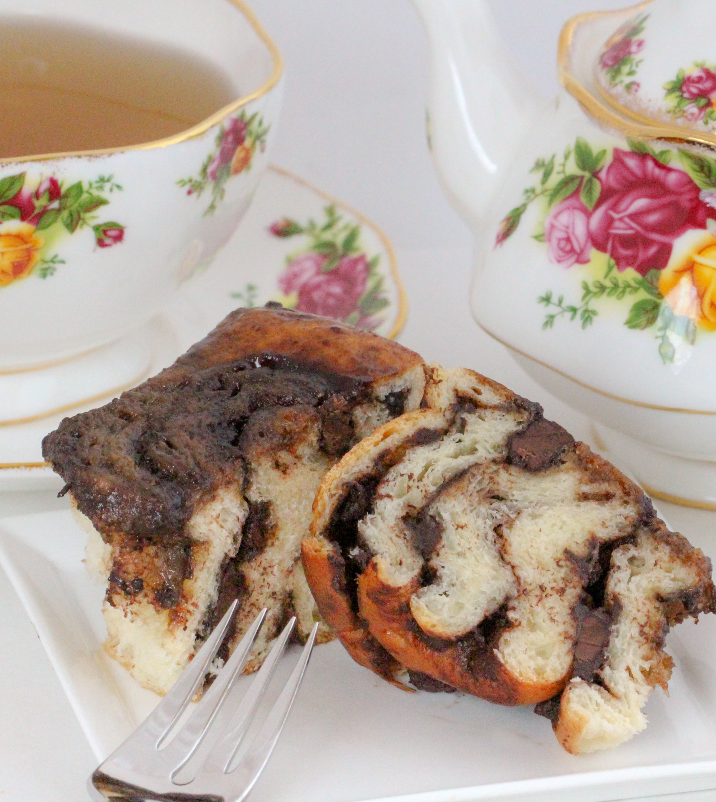 While these triple chocolate rolls have a lot of ingredients and steps, if you're looking for a truly memorable breakfast or tea time treat for a special occasion, these are worth the effort! Recipe created by Kim Davis, author of ESSENTIALS OF MURDER. 
