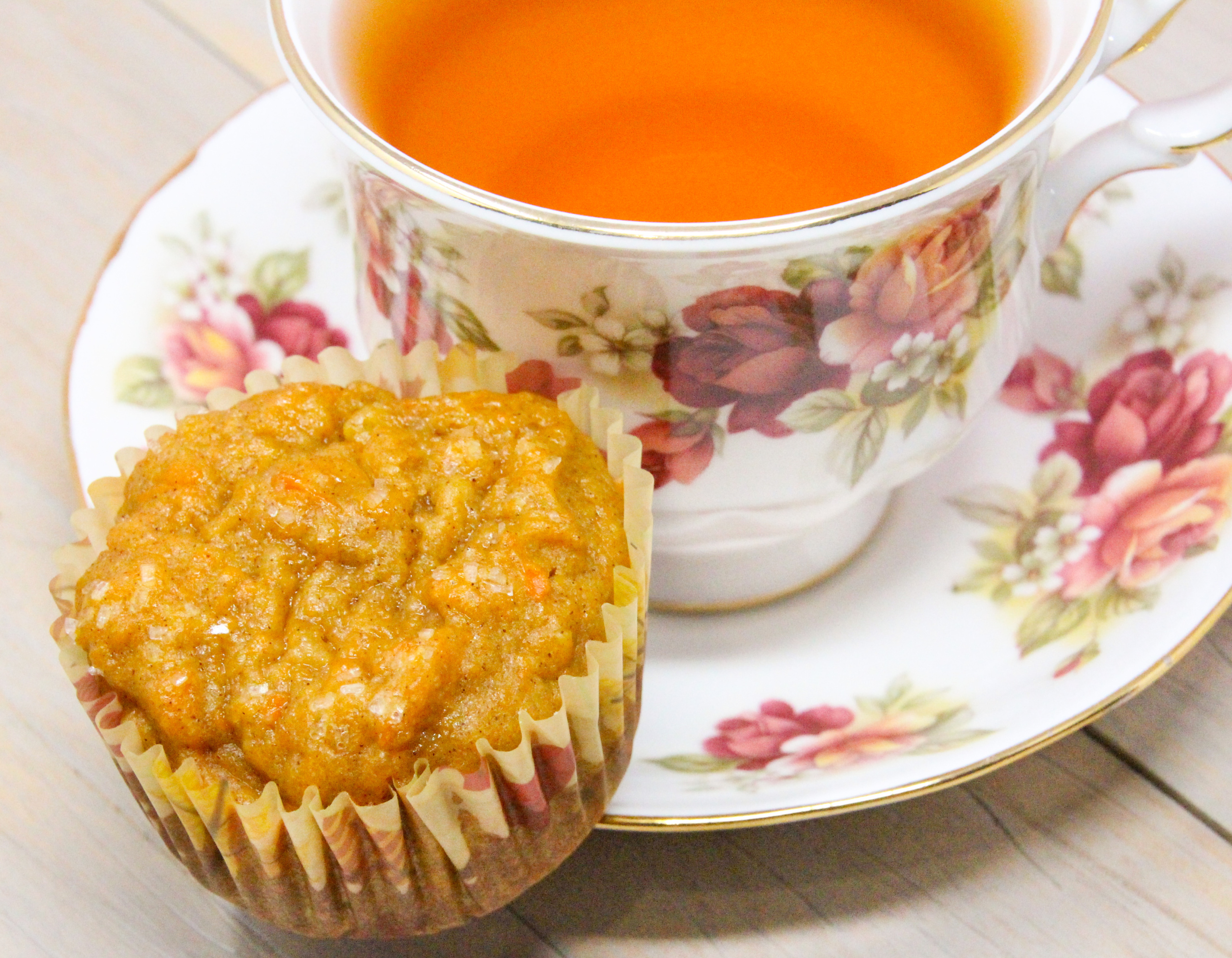 Leftover Sweet Potato Muffins are a great way to use up Thanksgiving sweet potato casserole leftovers. Delicious and moist, these pair beautifully with tea or coffee for an after-feast-day breakfast or snack. Recipe shared with permission granted by Lee Hollis, author of DEATH OF A TOM TURKEY.